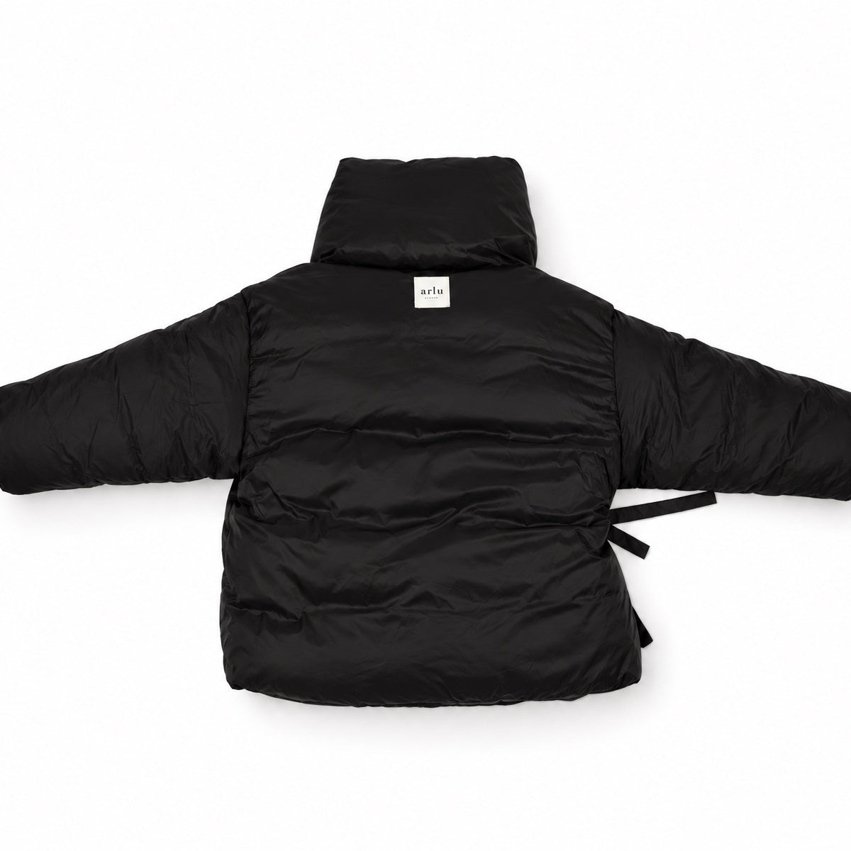 Piumino ARLU nero – piumino per bambino Made in Italy, Arlu Studio