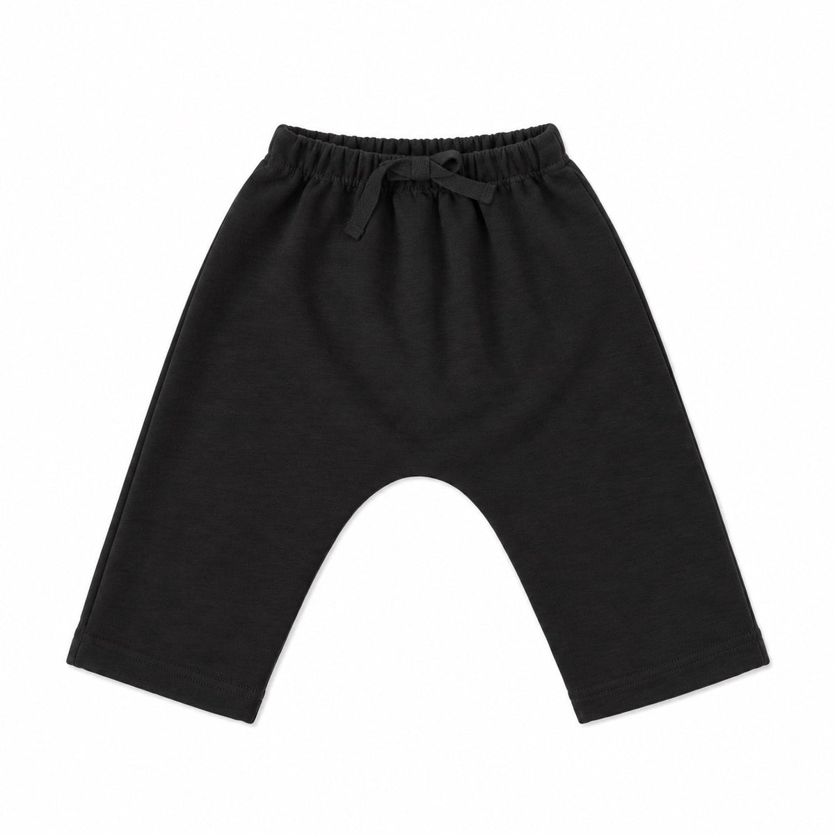 Pantalone LONE in felpa nera – pantalone in felpa per bambino Made in Italy, Arlu Studio