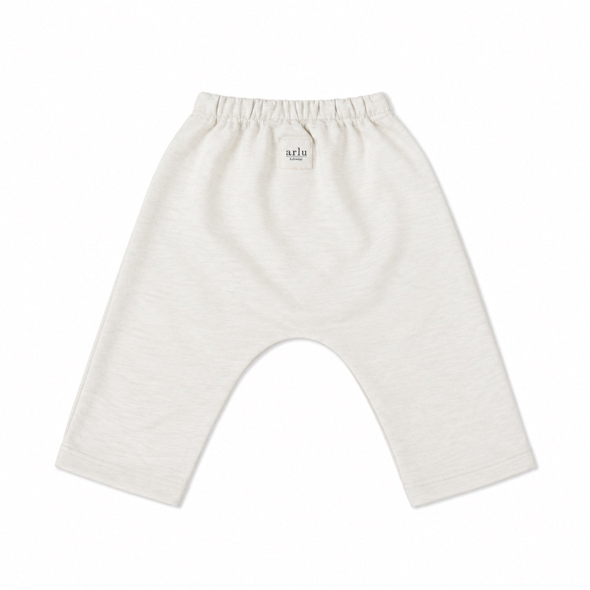 Pantalone LONE in felpa bianca – pantalone in felpa per bambino Made in Italy, Arlu Studio