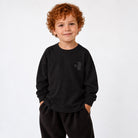Maglia manica lunga GOGO nera – maglia a manica lunga per bambino Made in Italy, Arlu Studio