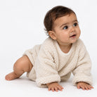 BRUNO Orsetto latte – capo in tessuto orsetto per bambino Made in Italy, Arlu Studio